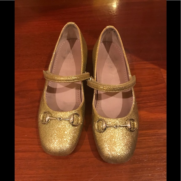Gucci gold horse bit ballet flats - Picture 2 of 7
